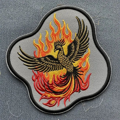 6 inches - 100% Custom Embroidered Patches - Hook & Loop