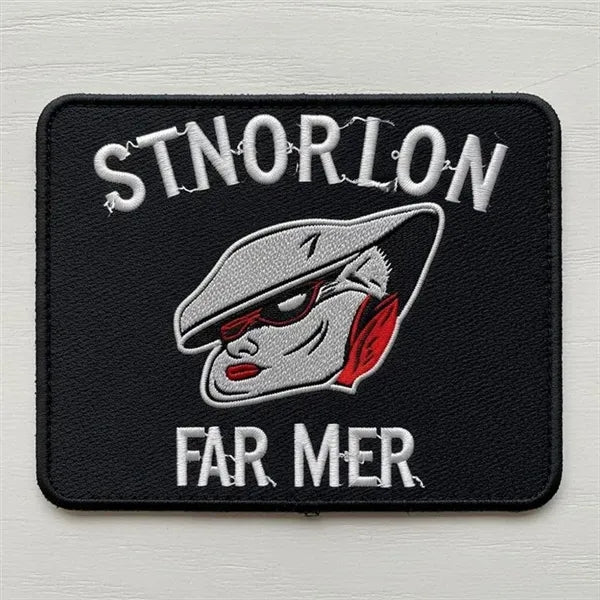 6 inches - 100% Custom Embroidered Patches - Hook & Loop