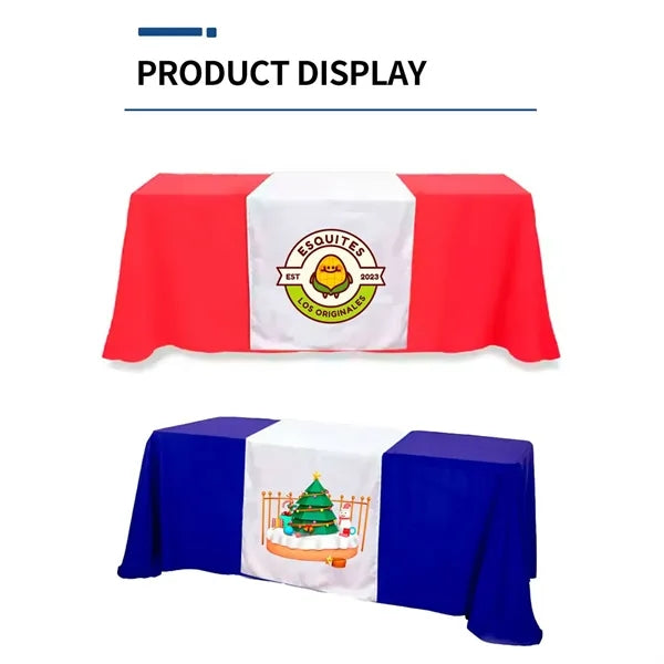 Custom Logo Table Runner for Trade Shows and Events
