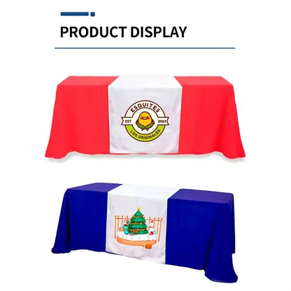 Custom Logo Table Runner for Trade Shows and Events