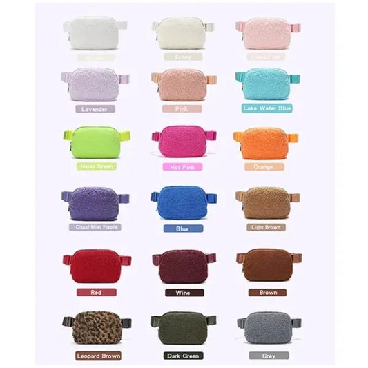 Winter Fleece Waist Bag