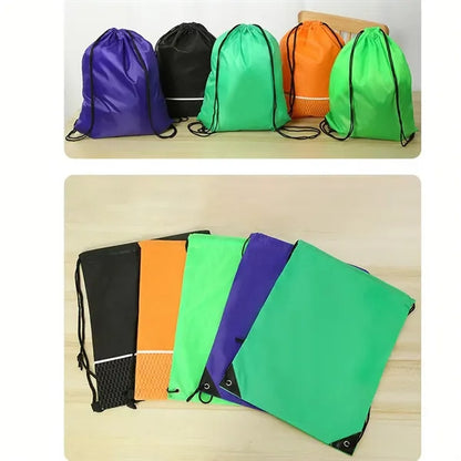 Custom Drawstring Backpack with Logo Print