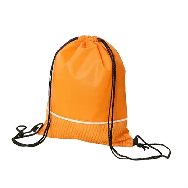 Custom Drawstring Backpack with Logo Print