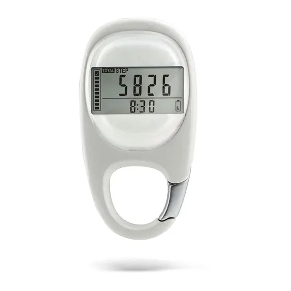 3D Pedometer with Carabiner Clip
