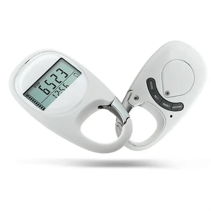 3D Pedometer with Carabiner Clip