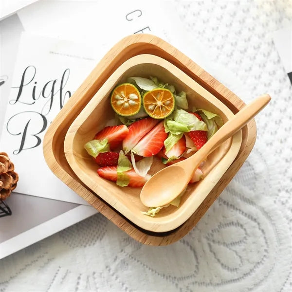 5'' Solid Wood Salad Bowl