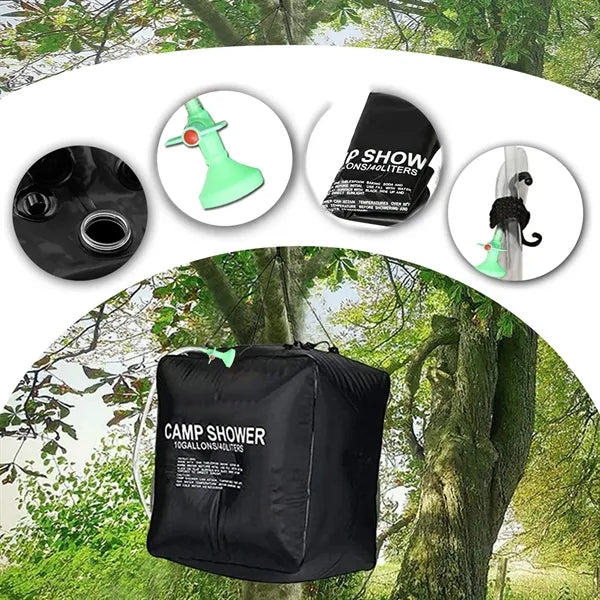 40L Solar Camping Shower Bag