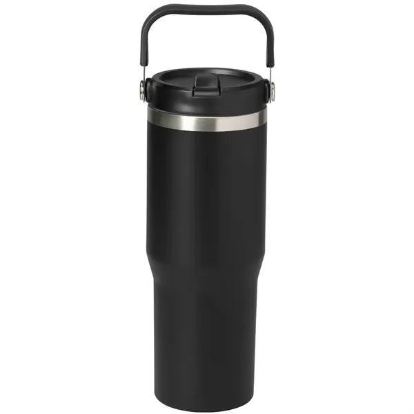 30oz. Stainless Steel Insulated Mug with Handle and Built-In