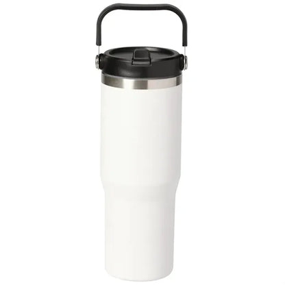 30oz. Stainless Steel Insulated Mug with Handle and Built-In