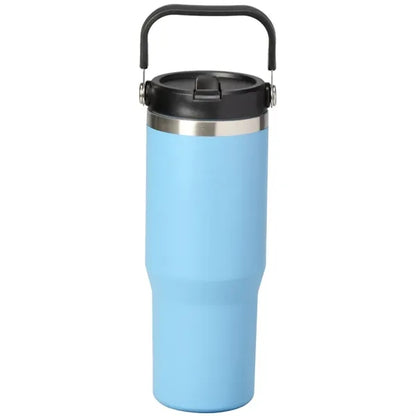 30oz. Stainless Steel Insulated Mug with Handle and Built-In
