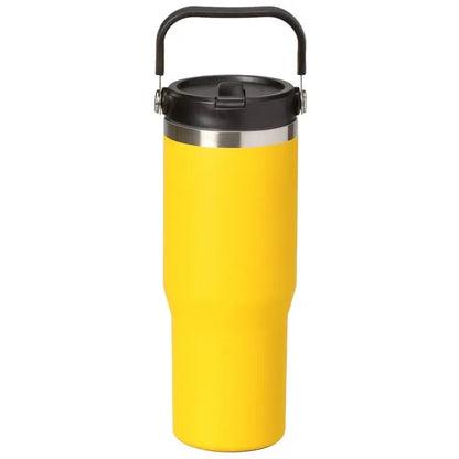 30oz. Stainless Steel Insulated Mug with Handle and Built-In