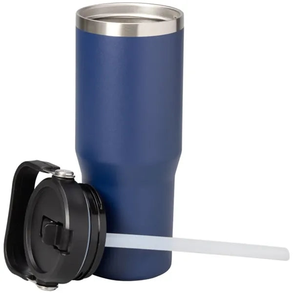 30oz. Stainless Steel Insulated Mug with Handle and Built-In