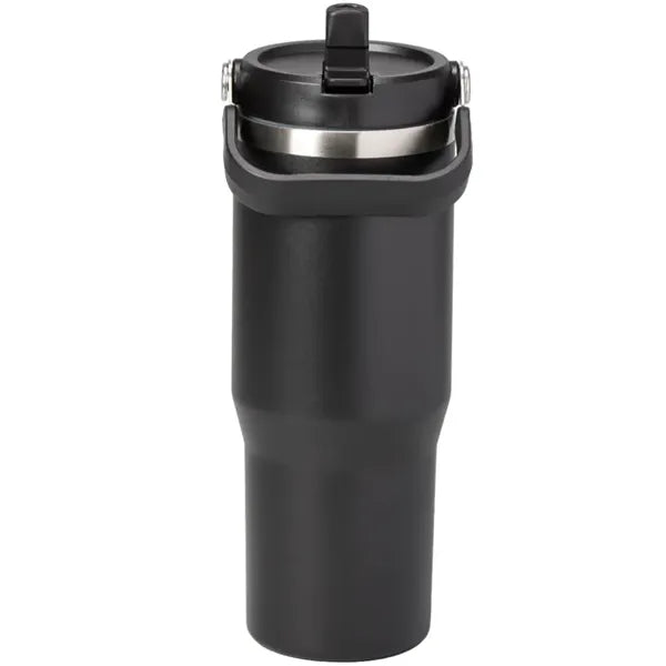 30oz. Stainless Steel Insulated Mug with Handle and Built-In