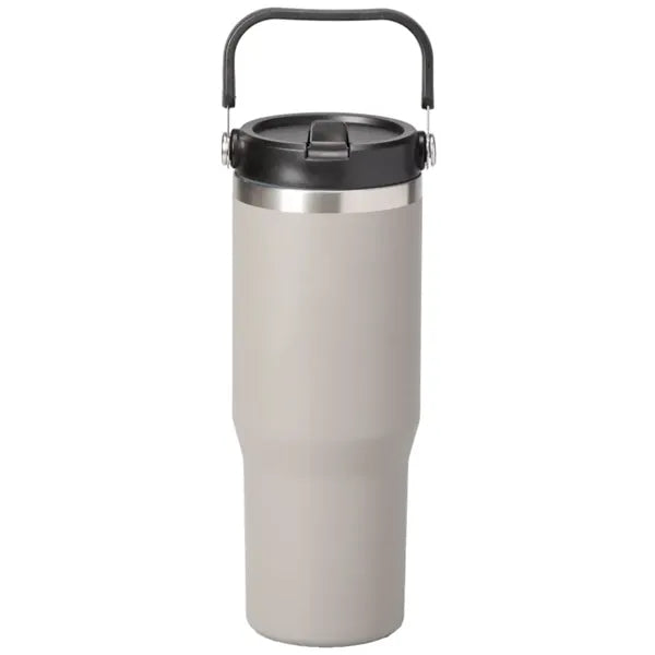 30oz. Stainless Steel Insulated Mug with Handle and Built-In