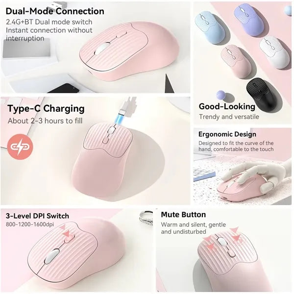 2.4G Wireless Bluetooth Mouse