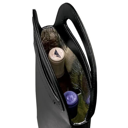 Gioia II Leather Double Wine Carrier