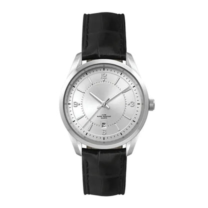 33MM METAL SILVER CASE, 3 HAND MVMT, SILVER DIAL, ...