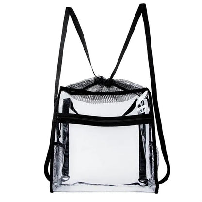 Ramsey Clear Drawstring Backpack