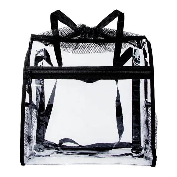 Ramsey Clear Drawstring Backpack