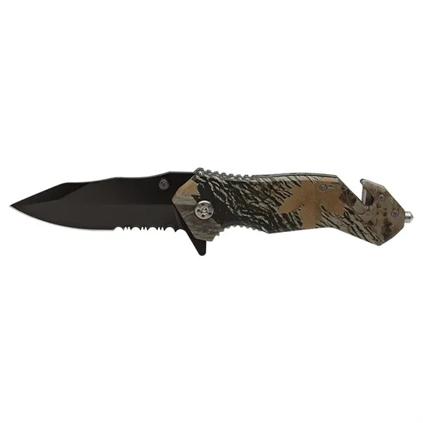 Nutwood Camo Rescue Knife