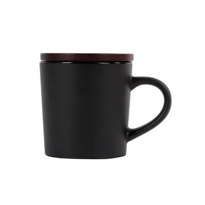 Copenhagen 16 oz. Ceramic Mug w/ Wood Lid