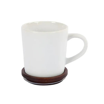 Copenhagen 16 oz. Ceramic Mug w/ Wood Lid