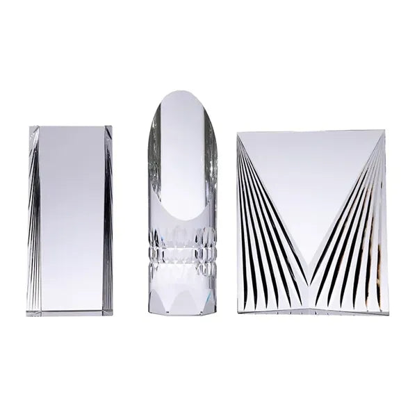 Alphard Slanted Crystal Trophy