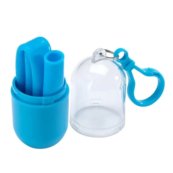 Bellini Silicone Straw in Capsule Case