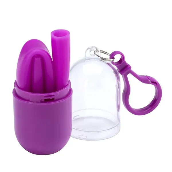 Bellini Silicone Straw in Capsule Case