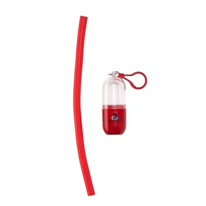 Bellini Silicone Straw in Capsule Case