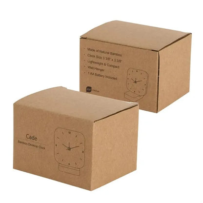 Cade Bamboo Desk Clock