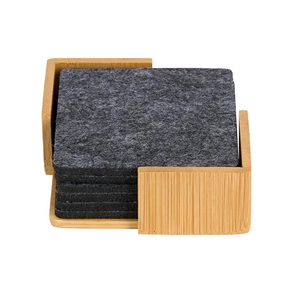 Redmond 6pc Recycled Felt Coaster Set