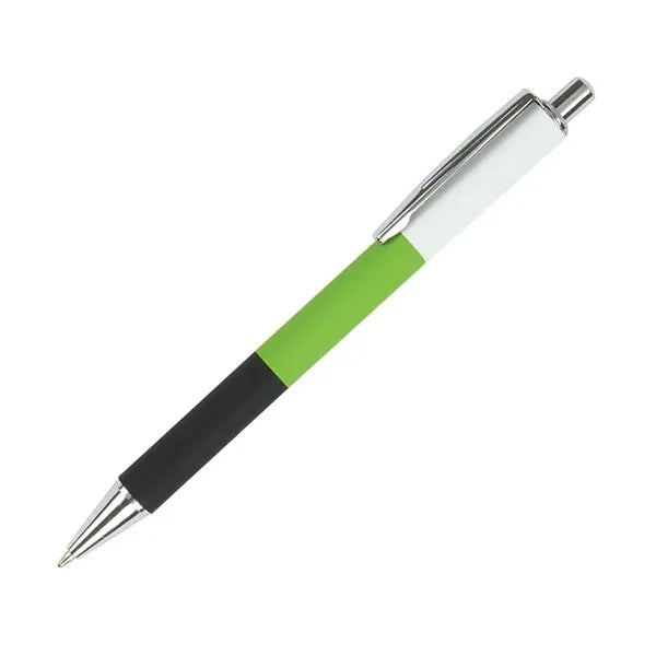 Color-Pop Plunge-Action Aluminum Ballpoint Pen
