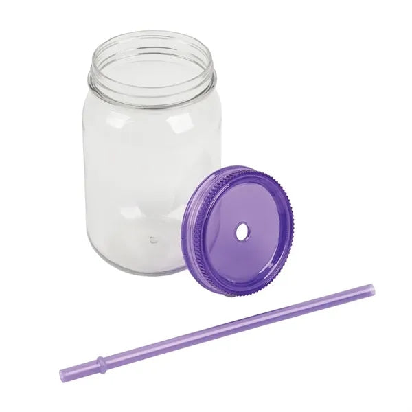 Bootlegger II 27 oz. RPET Mason Jar Tumbler