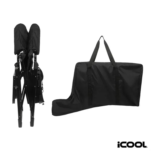 iCOOL Twin Peaks Deluxe Camping Chair With 18-Can Cooler