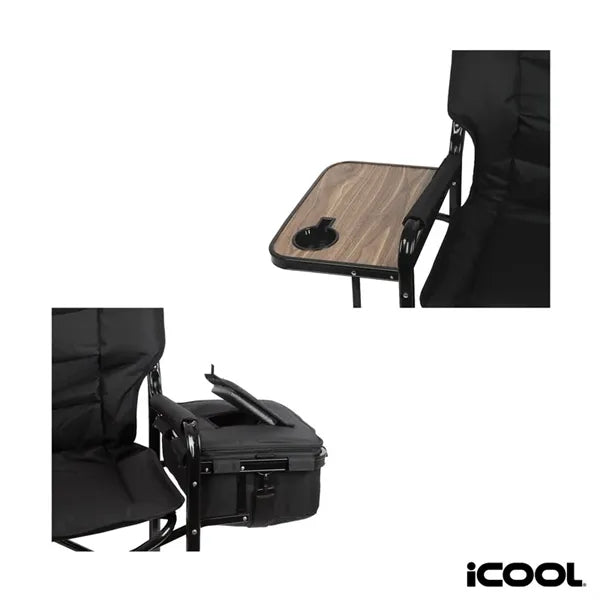 iCOOL Twin Peaks Deluxe Camping Chair With 18-Can Cooler