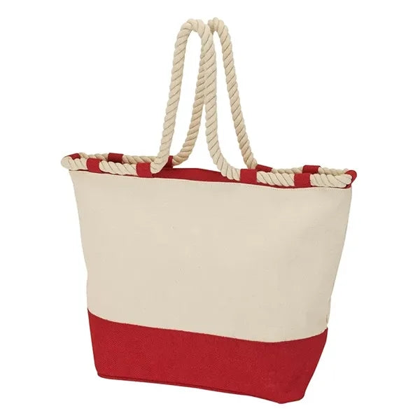 Barcelona Canvas & Jute Tote