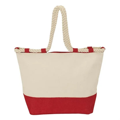 Barcelona Canvas & Jute Tote