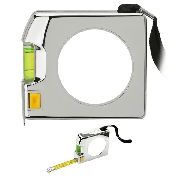 Shorewood 12 ft. Chrome Tape Measure & Level