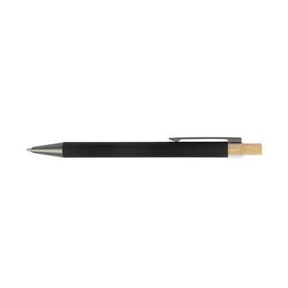 Arundi Recycled Aluminum Pen With Bamboo Plunger