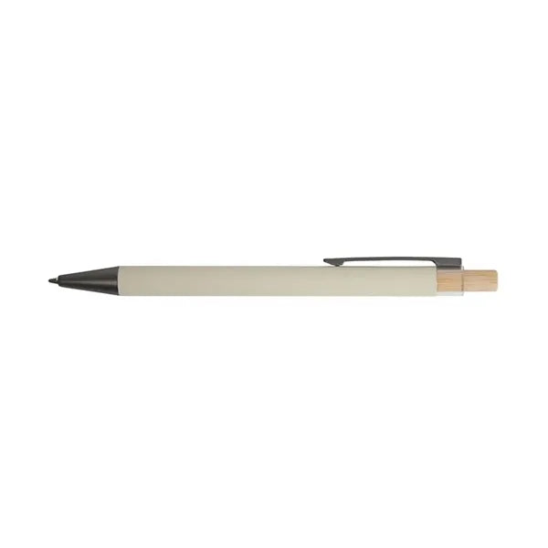 Arundi Recycled Aluminum Pen With Bamboo Plunger