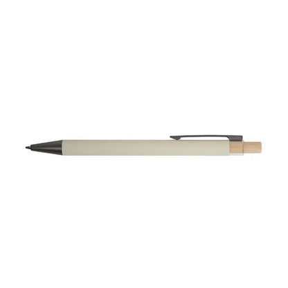 Arundi Recycled Aluminum Pen With Bamboo Plunger