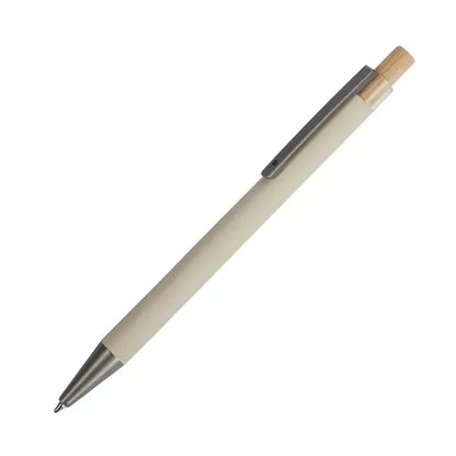 Arundi Recycled Aluminum Pen With Bamboo Plunger