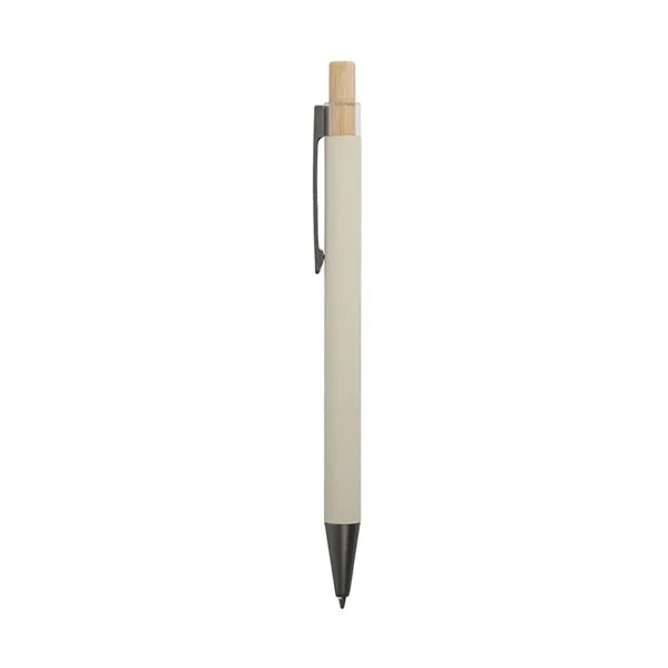Arundi Recycled Aluminum Pen With Bamboo Plunger