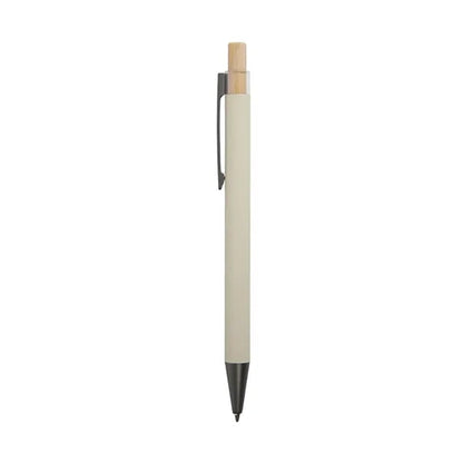 Arundi Recycled Aluminum Pen With Bamboo Plunger