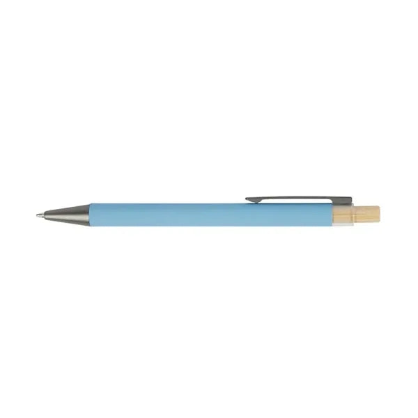 Arundi Recycled Aluminum Pen With Bamboo Plunger