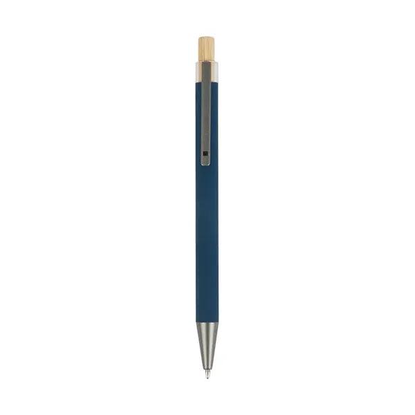 Arundi Recycled Aluminum Pen With Bamboo Plunger