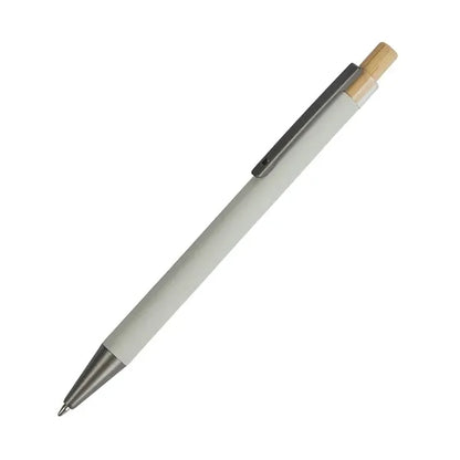 Arundi Recycled Aluminum Pen With Bamboo Plunger