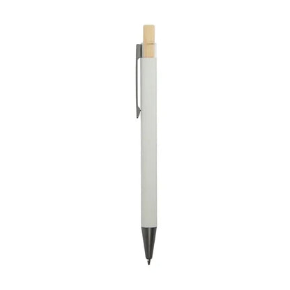 Arundi Recycled Aluminum Pen With Bamboo Plunger
