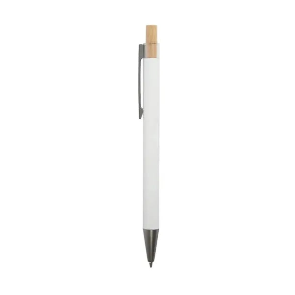Arundi Recycled Aluminum Pen With Bamboo Plunger